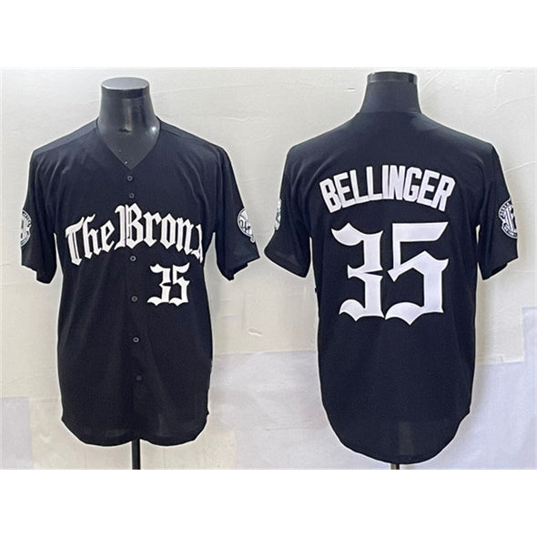 New York Yankees #35 Cody Bellinger Black CLOTHIN 'Gothic Legacy Edition' Vapor Premier Limited Stitched Jersey