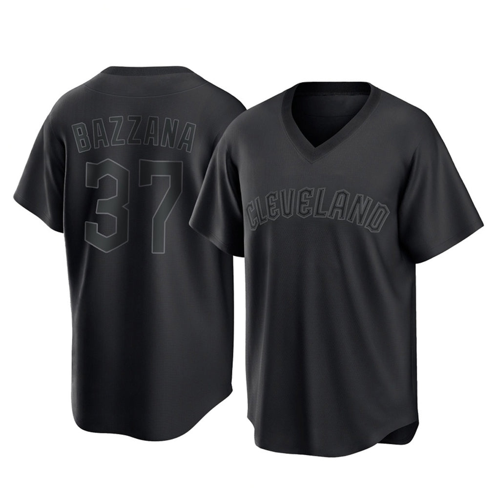 Cleveland Guardians #37 Travis Bazzana Player Black CLOTHIN T-shirt Home Game Stitched Jerseys