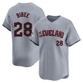Cleveland Guardians #28 Tanner Bibee Player Gray CLOTHIN Road Limited Home Stitched Jerseys