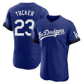 Los Angeles Dodgers #23 Kyle Tucker Player Royal CLOTHIN City Connect Elite Home Stitched Jerseys