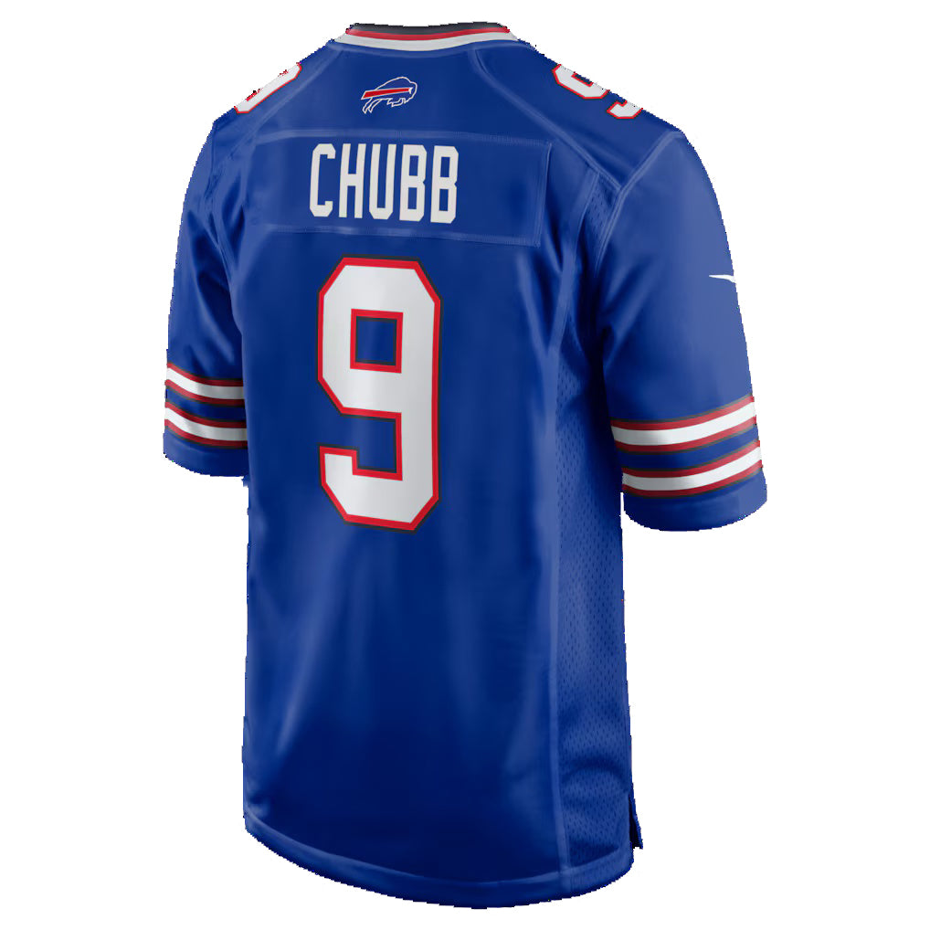 B.Bills #9 Bradley Chubb Royal CLOTHIN Team Game Jersey