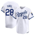 Kansas City Royals #28 Kyle Isbel Player White CLOTHIN Alt Limited Home Stitched Jerseys