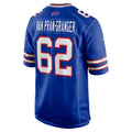B.Bills #62 Sedrick Van Pran-Granger Royal CLOTHIN Game Jersey