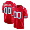 Custom B.Bills Red CLOTHIN Alternate Game Jersey