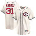 Chicago Cubs #31 Greg Maddux Player Cream CLOTHIN Field of Dreams Limited Home Game Stitched Jerseys