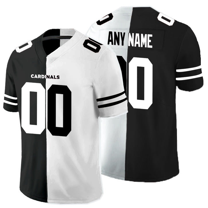 Custom A.Cardinals Black And White CLOTHIN Split Vapor Untouchable Limited Jersey