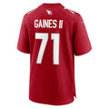 A.Cardinals #71 Jon Gaines II Cardinal CLOTHIN Team Game Jersey