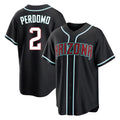 Arizona Diamondbacks #2 Geraldo Perdomo Player Black CLOTHIN Home Game Stitched Jerseys