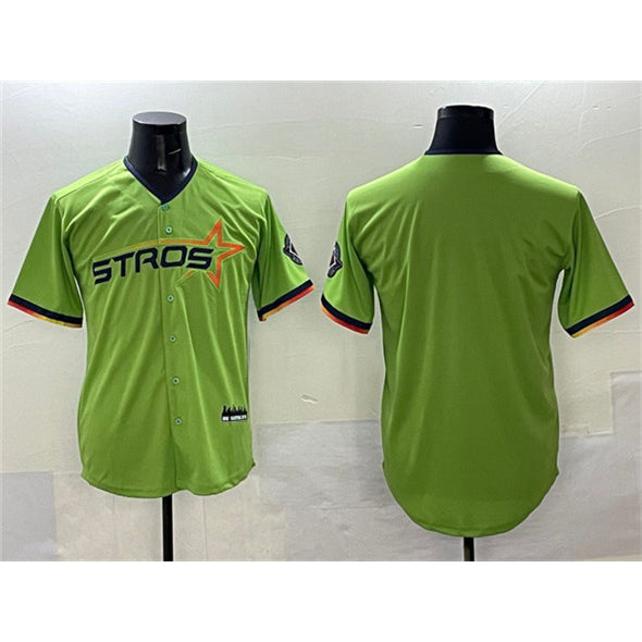 Houston Astros Blank Green CLOTHIN 2025 City Connect Limited Stitched Jersey