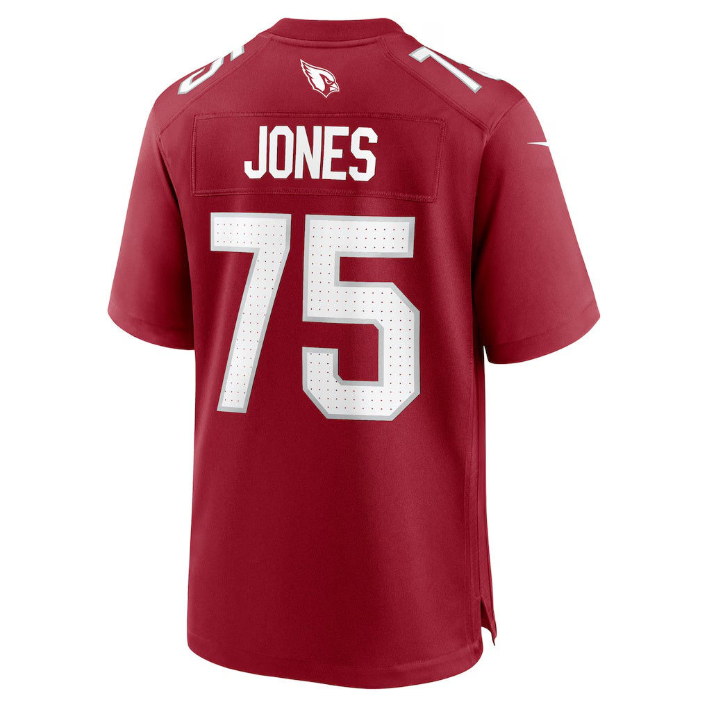 A.Cardinals #75 Christian Jones Cardinal CLOTHIN Team Game Jersey