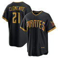 Pittsburgh Pirates #21 Roberto Clemente Black CLOTHIN 2026 City Connect Stadium Jersey
