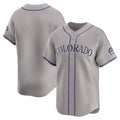 Colorado Rockies Gray CLOTHIN Road Limited Jersey
