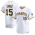 Pittsburgh Pirates #15 Oneil Cruz White CLOTHIN Home Limited Player Jersey