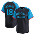 Chicago Cubs #18 Shota Imanaga Player Navy CLOTHIN National League All-Star Limited Home Stitched Jerseys