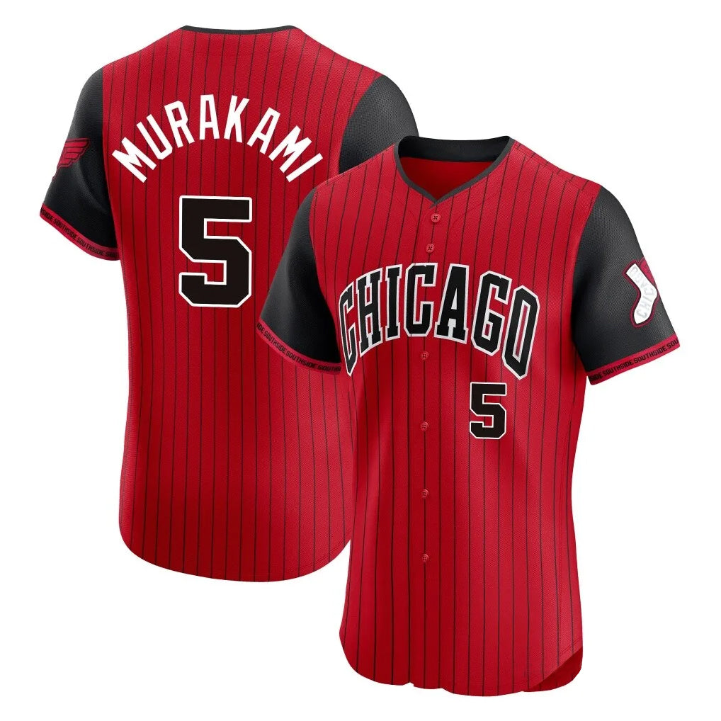 Chicago White Sox #5 Munetaka Murakami Player Red CLOTHIN City Connect Limited Elite Home Stitched Jerseys