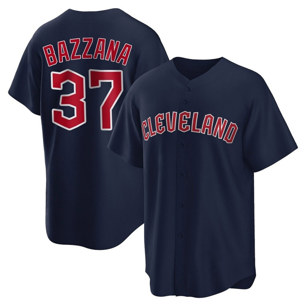 Cleveland Guardians #37 Travis Bazzana Player Navy CLOTHIN Game Home Stitched Jerseys