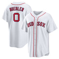 Boston Red Sox #0 Walker Buehler White CLOTHIN Home Replica Jersey