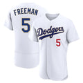 Los Angeles Dodgers #5 Freddie Freeman Player Gold White CLOTHIN 2026 Collection Stadium Limited Elite Stitched Jerseys