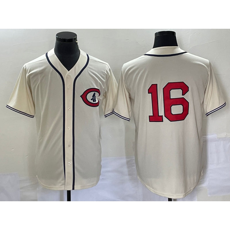 Chicago Cubs #16 Patrick Wisdom 2022 Cream CLOTHIN Field of Dreams Cool Base Stitched Jersey