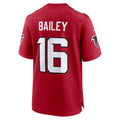 A.Falcons #16 Jake Bailey Red CLOTHIN Team Game Jersey