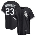 Chicago White Sox #23 Andrew Benintendi Player Black CLOTHIN Home Game Stitched Jerseys