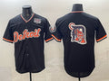 Detroit Tigers Team Big Logo Navy CLOTHIN 2026 Alternate USA 250' Patch Vapor Premier Limited Stitched Jersey