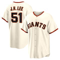 San Francisco Giants #51 Jung Hoo Lee Cream CLOTHIN Home Replica Player Jersey
