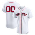 Custom Boston Red Sox White CLOTHIN Home Elite Jersey