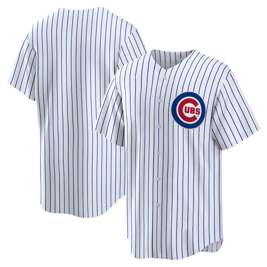 Chicago Cubs White CLOTHIN Home Replica Team Jersey
