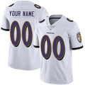 Custom B.Ravens White CLOTHIN Vapor Untouchable Player Limited Jersey