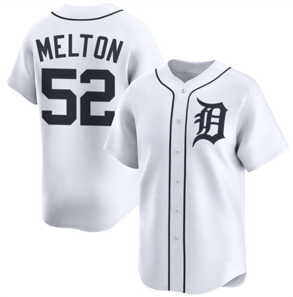 Detroit Tigers #52 Troy Melton White CLOTHIN 2024 Home Limited Stitched Jersey