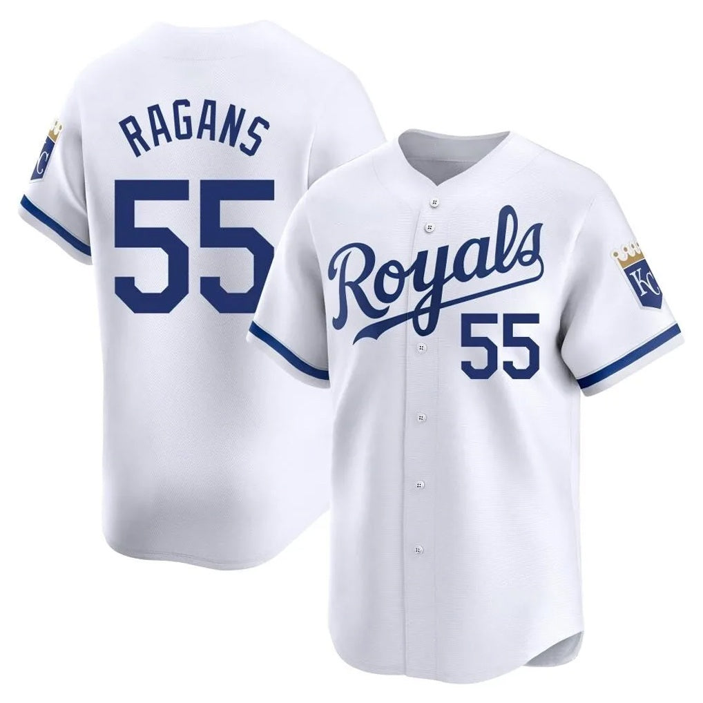 Kansas City Royals #55 Cole Ragans Player White CLOTHIN Alt Limited Home Stitched Jerseys