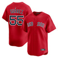 Boston Red Sox #55 Ranger Suarez Player Red CLOTHIN Limited Home Game Stitched Jerseys1