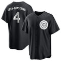 Chicago Cubs #4 Pete Crow-Armstrong Player Black CLOTHIN Game Stitched Jerseys