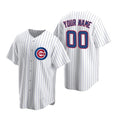 Custom Chicago Cubs White CLOTHIN Stitched Cool Base Home Jersey