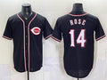 Cincinnati Reds #14 Pete Rose 2026 Fashion Replica Black CLOTHIN Out Stitched Jersey