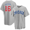 Chicago Cubs #16 Patrick Wisdom Gray CLOTHIN Cool Base Stitched Jersey