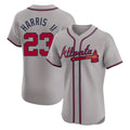 Atlanta Braves #23 Michael Harris II Player Gray CLOTHIN Limited Elite Home Game Stitched Jerseys