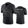 Custom B.Bills Active Player Black CLOTHIN Reflective Limited Stitched Jersey