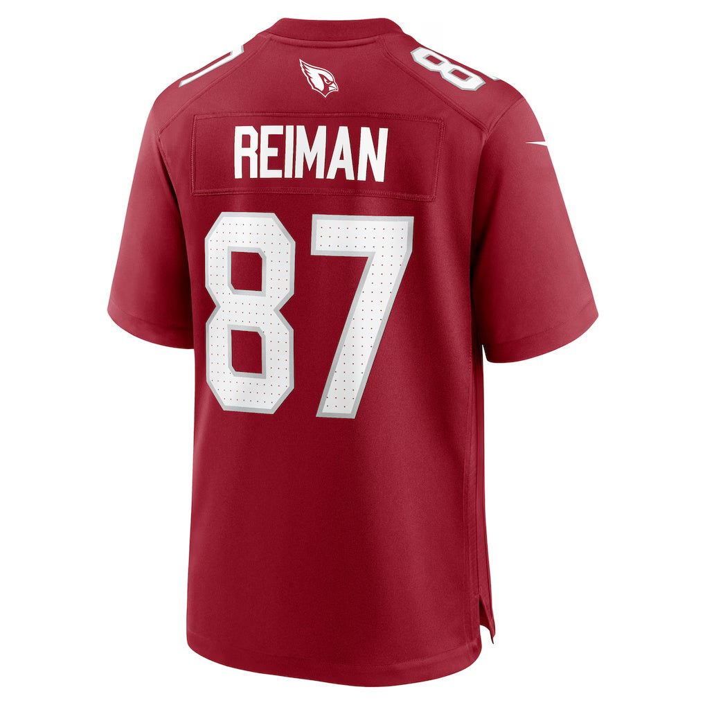 A.Cardinals #87 Tip Reiman Cardinal CLOTHIN Team Game Jersey
