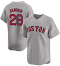 Boston Red Sox #28 Danny Jansen Gray CLOTHIN 2024 Away Limited Stitched Jersey