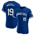 Kansas City Royals #19 Michael Massey Player Royal CLOTHIN City Connect Limited Elite Home Game Stitched Jerseys