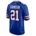 B.Bills #21 Davison Igbinosun Royal CLOTHIN Team Game Jersey