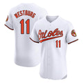 Baltimore Orioles #11 Jordan Westburg Player White CLOTHIN Limited Elite Home Game Stitched Jerseys
