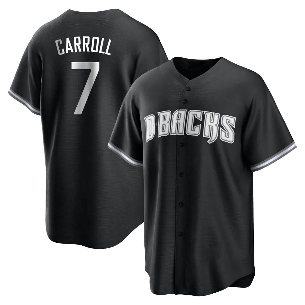 Arizona Diamondbacks #7 Corbin Carroll Player Black CLOTHIN Game Home Stitched Jerseys