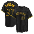 Chicago White Sox #20 Miguel Vargas Player Black CLOTHIN Snake Skin City Home Game Stitched Jerseys