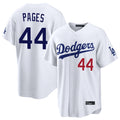 Los Angeles Dodgers #44 Andy Pages Player White CLOTHIN Home Game Stitched Jerseys