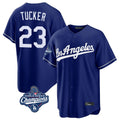 Los Angeles Dodgers #23 Kyle Tucker Player Royal CLOTHIN World Series Meet Game Stitched Jerseys