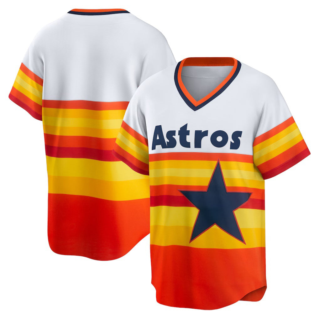Houston Astros White CLOTHIN Home Cooperstown Collection Team Jersey