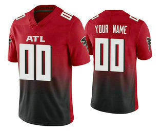 Custom A.Falcons 2020 Red CLOTHIN Active Player Limited Stitched Jersey